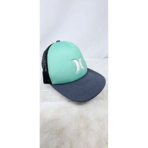 Hurley Teal Adjustable Snapback‎ Embroidered Trucker Hat